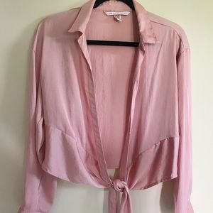 Victoria’s Secret Satin Wrap Top